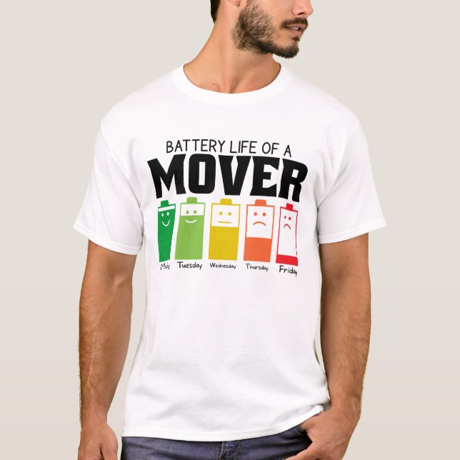 Battery Life Of A Mould Maker T-Shirt (Front)