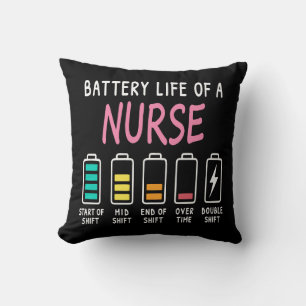 Battery life of a nurse humor chart cushion
