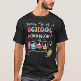 Battery Life Of A School Counsellor Back To T-Shirt