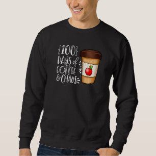 Battery Life Of A School Nurse Happy 100 Days Of S Sweatshirt