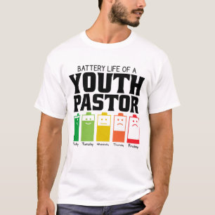 Battery Life Of A Youth Pastor T-Shirt