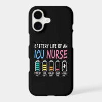 Battery life of an ICU nurse humour chart