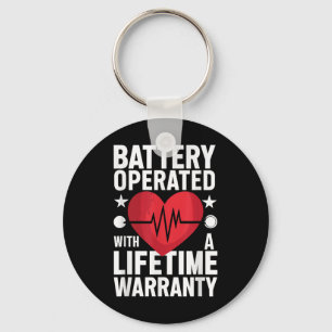 Battery Operated With A Life Time Warranty Heart A Key Ring