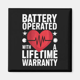 Battery Operated With A Life Time Warranty Heart A Magnet