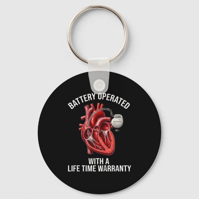 Battery operated with a life time warranty  key ring (Front)