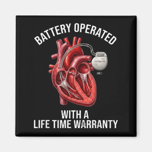 Battery operated with a life time warranty magnet