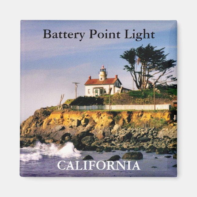 Battery Point Light, California Magnet (Front)