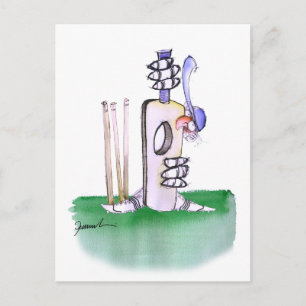 BATTING LESSON, tony fernandes Postcard