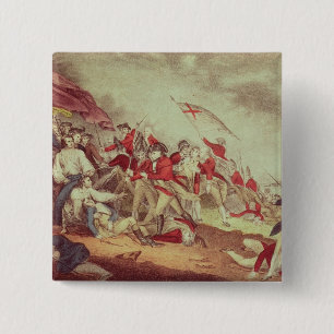 Battle at Bunker's Hill 15 Cm Square Badge