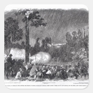 Battle at Corrack's Ford Square Sticker