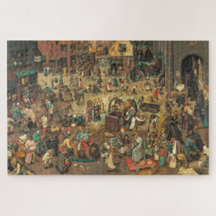 "Battle Between Carnival and Lent" 1559, Bruegel, Jigsaw Puzzle