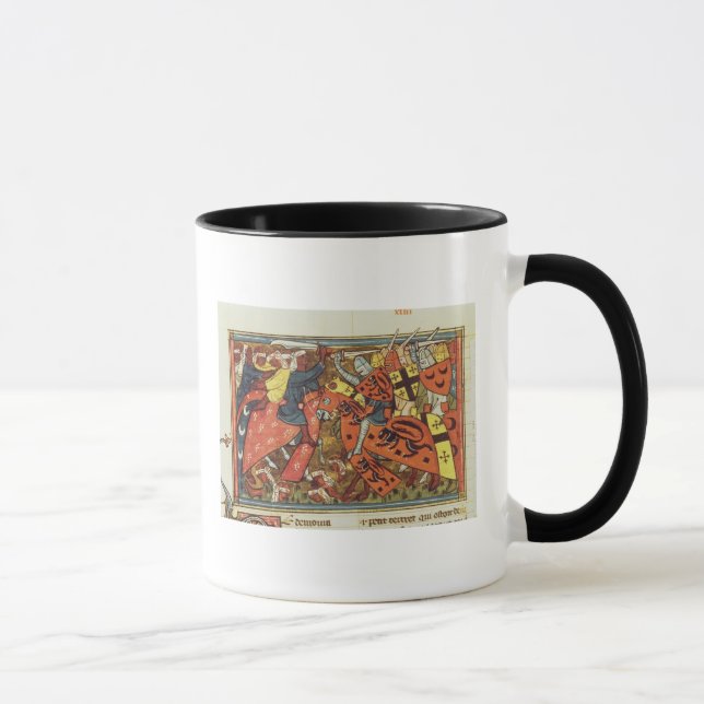 Battle between Crusaders and Moslems Mug (Right)