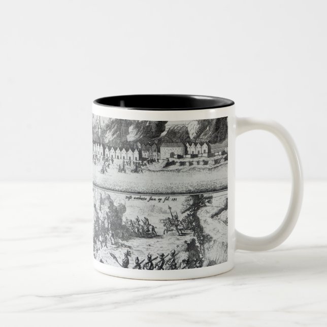 Battle between the Buccaneers Two-Tone Coffee Mug (Right)