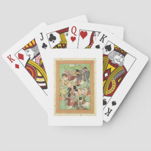 Battle between the forces of Iran and Turan, illus Playing Cards