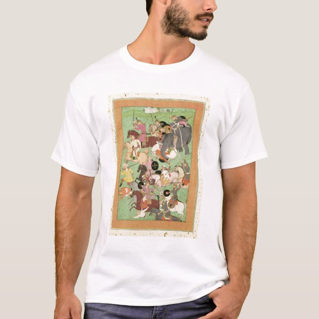 Battle between the forces of Iran and Turan, illus T-Shirt (Front)