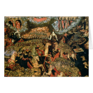 Battle between the Russian and Tatar troops