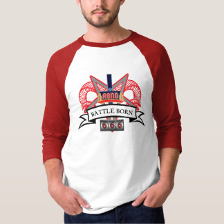 Battle Born Satanists - Northern Nevada - Baseball T-Shirt