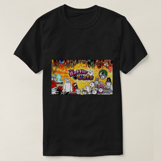 Battle Cats Poster   T-Shirt (Design Front)