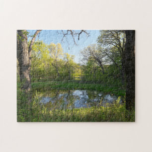 Battle Creek Pond and Forest Jigsaw Puzzle