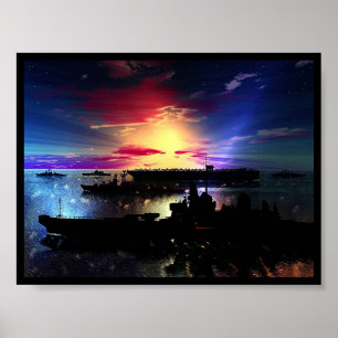 Battle Fleet - Fin - Poster