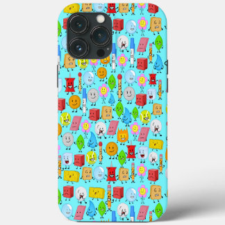 battle for dream island pattern iPhone 13 pro max case