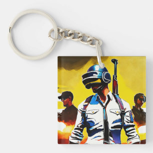 battle ground mobile or PUBG T-shirt Key Ring