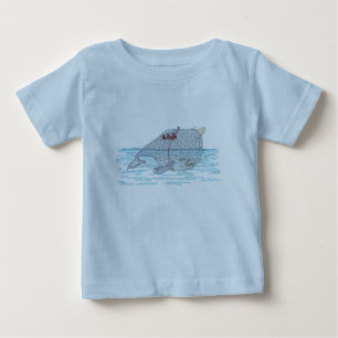 Battle Horn-Whale Baby T-Shirt