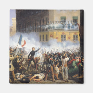 Battle in the rue de Rohan, 28th July 1830, 1831 Magnet