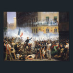 Battle in the rue de Rohan, 28th July 1830, 1831 Poster<br><div class="desc">Battle in the rue de Rohan, 28th July 1830, 1831 | by Hippolyte Lecomte | Art Location: Musee de la Ville de Paris, Musee Carnavalet, Paris, France | French Artist | Image Collection Number: XIR156577</div>