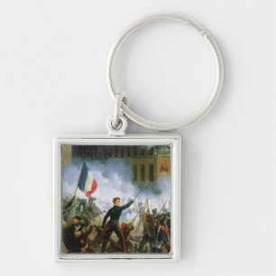 Battle in the Rue de Rohan Key Ring
