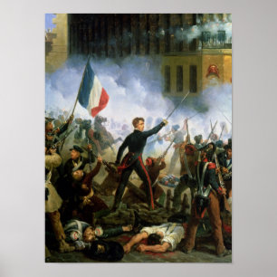 Battle in the Rue de Rohan Poster
