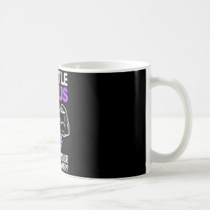 Battle lupus awareness sle warrior fighter purple coffee mug