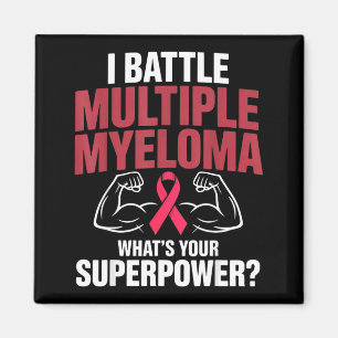 Battle multiple myeloma superpower cancer fighter magnet