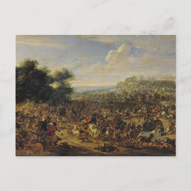 Battle near a Bridge Postcard (Front)