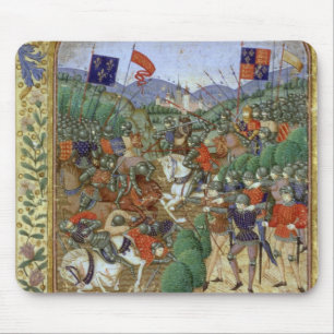 Battle of Agincourt, October 25th 1415 (w/c on pap Mouse Pad