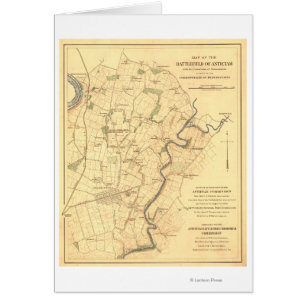 Battle of Antietam - Civil War Panoramic Map