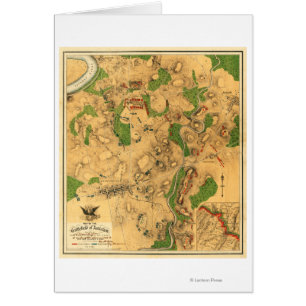 Battle of Antietam - Civil War Panoramic Map 3