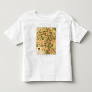Battle of Antietam - Civil War Panoramic Map 3 Toddler T-Shirt