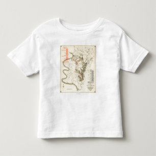 Battle of Antietam - Civil War Panoramic Map 4 Toddler T-Shirt