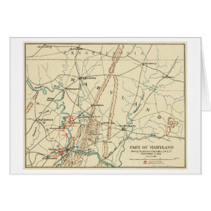 Battle of Antietam - Civil War Panoramic Map 7