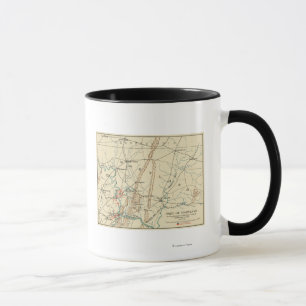 Battle of Antietam - Civil War Panoramic Map 7 Mug
