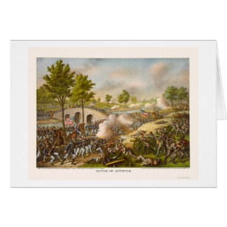 Battle of Antietam Showing General McClellan 1862