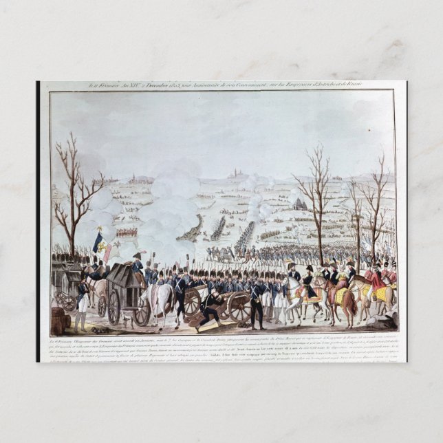 Battle of Austerlitz, 2nd December 1805 Postcard (Front)