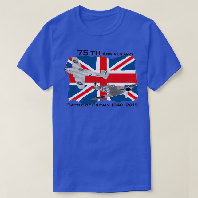 Battle of Britain 75th 1940 2015  T-Shirt (Design Front)