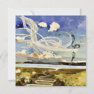 Battle of Britain, fine art painting by Paul Nash Card