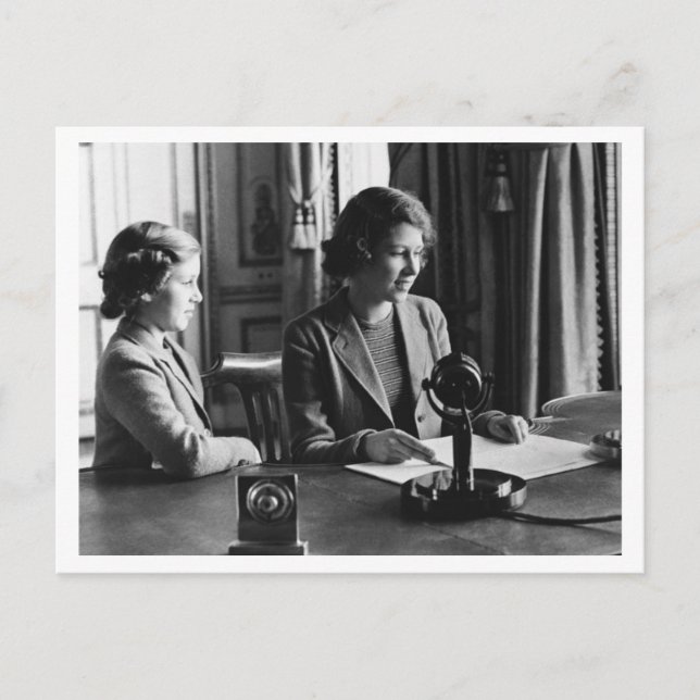 Battle of Britain & The Blitz: #35 Radio Debut Postcard (Front)