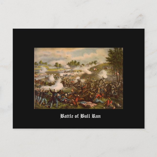 Battle of Bull Run Postcard (Front)