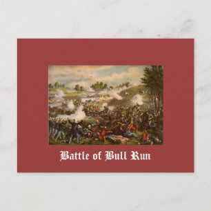 Battle of Bull Run Postcard