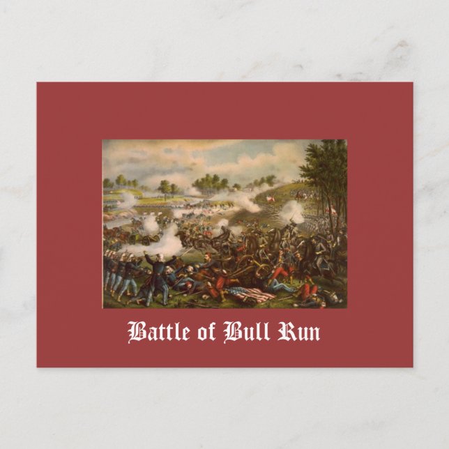 Battle of Bull Run Postcard (Front)