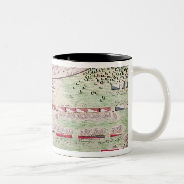 Battle of Camden, 1780 Two-Tone Coffee Mug (Right)